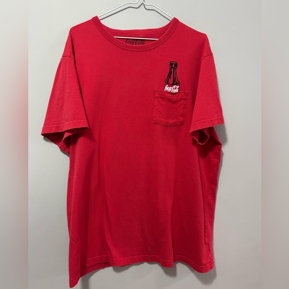 American Eagle Outfitters Coca-Cola Red Short Sleeve Shirt